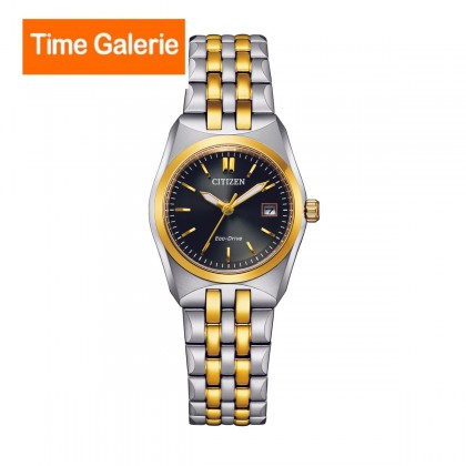 Citizen EW2299-50E Eco Drive Black Dial Stainless Steel Strap Women's Watch 